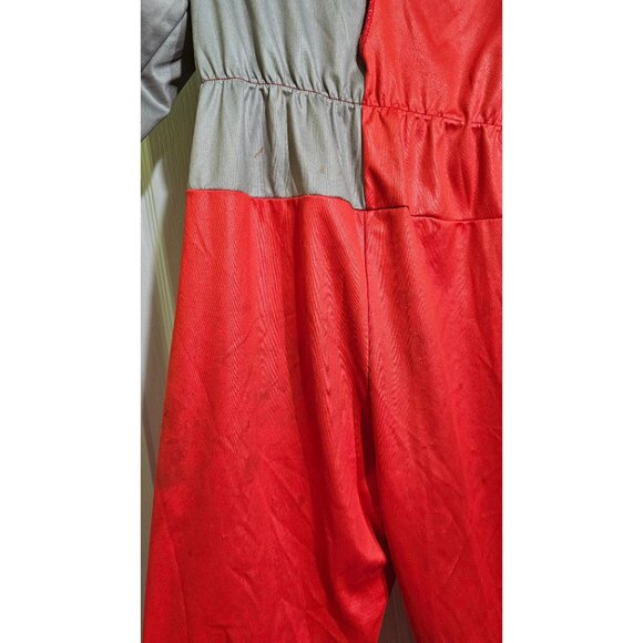 Red Power Ranger Dino Fury Muscle Costume Child Boys 7-8 Halloween DAMAGED - Picture 6 of 9